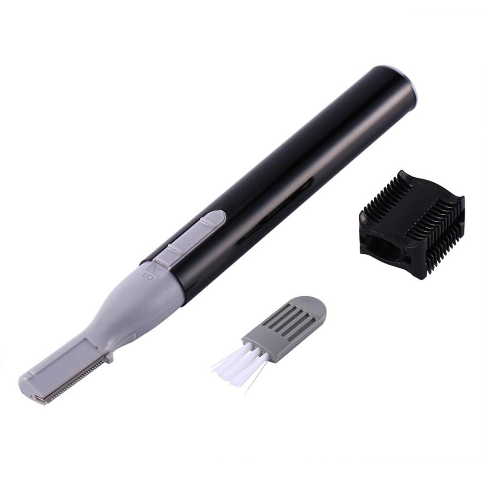 Peach/Black Octpeak Eyebrow Trimmer, Precision Electric Eyebrow With Comb No Pulling Sensation Painless For Face Chin Neck, Upper-Lip, -Fuzz