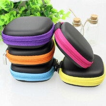Square Pocket Hard Case Storage Bag for Headphone Earphone Earbuds TF SD Card