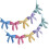152cm Velvety Easter Bowknot With Flexible Wire Spring-2pcs 1