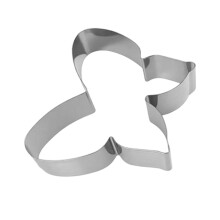 Coupe-gâteau papillon polyvalent en acier inoxydable, pour-L