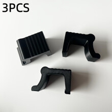 (Black) 3pcs suportes para vasos de flores, pires de plantas, pés de pote, almofadas de base, bandejas de vasos de plantas de jardinagem, suportes