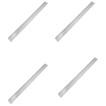 4 Pièces 50cm Clair Plastique Mesurant Longue Droite Centimetre Regle