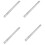 4Pcs 50cm Clear Plastic Measuring Long Straight Centimeter Ruler 1