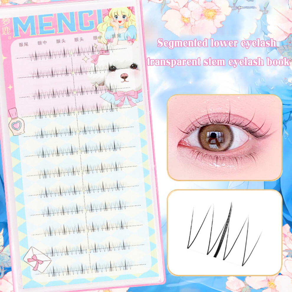 Creation-3C Wispy Manga Eyelash Extensions For Diy Makeup