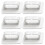 24Pcs White Adhesive Key Hooks Strong Self Stick Wall Hooks for Home 3