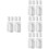 24Pcs White Adhesive Key Hooks Strong Self Stick Wall Hooks for Home 8