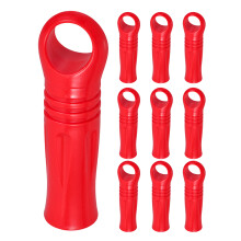10 Stück Mop Griff Zubehör Kunststoff Rot
