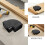 2Pcs Black Aluminum Rain Gutter Downspout Elbow Connector Fitting 9