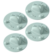 Ensemble de couvertures polyvalentes en forme de chats,-Vert