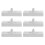 Garden Fence Support Feet 6pcs Plastic Holders Base Stakes Easy Setup 10