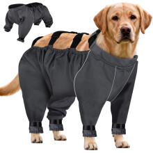 Pantalon de neige d'hiver pour chien, imperméable et réglable,-L