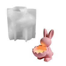 Silicone Eggs Rabbits Mould for Craft Projects Festival-B