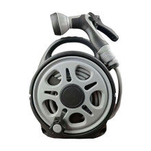 Tuyau d'eau de jardin de 16m, diamètre de 14mm-Gris clair