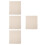 4Pcs Reusable Cotton Cloth Drop Covers White Floor Paint Sheets 9