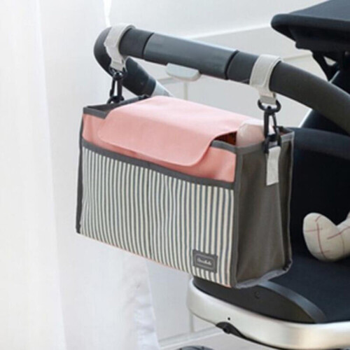 1Pc Buggy Organizer Multi Color Sturdy Design for Baby Items Storage 1