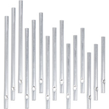 8 sets aluminium windspiele rohre zum basteln, zubehör aus aluminium