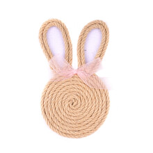Decorsative Easter Celebration Coasters Nonslip Woven Rope-3