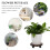 1Stk Blumentopfhalter Mit Kaffeefarbe Und 9