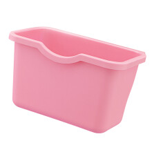 hängender plastikmülleimer für schreibtisch, recyclingbehälter rosa