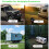 RV Level Bubble Graduated Scale Stick  Leveling System,High Visibility Bubble for ,Trailer,Caravan & RV 4 Pack 3