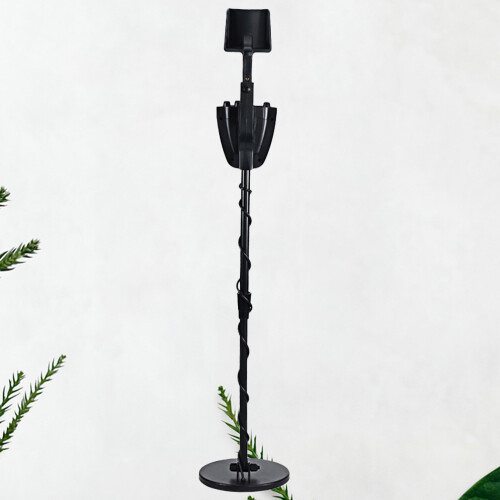 1Pc Black Gold Detector with Earphone Jack and Adjustable Length 2