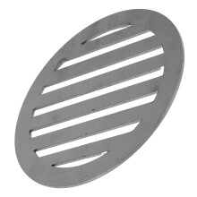 gusseiserner grillrost für bbq, camping und kamin, 155 mm