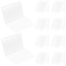 10Stk Kartenhülle Acryl Hart Für Visitenkarten Display Kartenetui