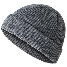 (Dark Gray)Warm Winter Knit Beanie Cap Fisherman Warmer Watch Cap Daily Ski Hat