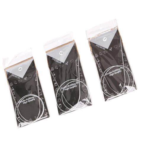 Circular Knitting Needle Set 100cm Length For Various-10 11 12