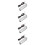 4Pcs Silver Waterproof LED Underwater Boat Light Compact Marine Decor 7