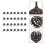 50Pcs Plastic Flowerpot Fertilizer Boxes For Bonsai 6