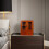 Brown Wooden Wall Cabinet Vintage Style Multi-Functional Storage 5