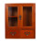 Brown Wooden Wall Cabinet Vintage Style Multi-Functional Storage 8