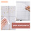 Clear Design Kitchen Oil-Proof Waterproof Stickers 1 Roll 8