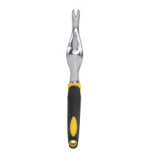 Garden Weeding Tools Yellow Die-Cast Aluminum Manual Weeder Fork