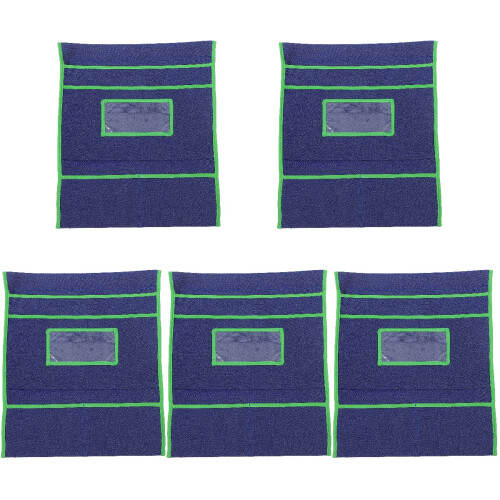 5Pcs Chair Back Storage Bag With Pocket Organizer 2