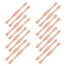 25Pz Spindle in Legno Non Verniciato Per Mobili E Scale Interne