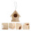 3 Pezzi Decorazione Nido Uccelli Esterno Mini Ornamento 3