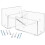 2 pcs clear acrylic wall or desktop mail holder for office use 10