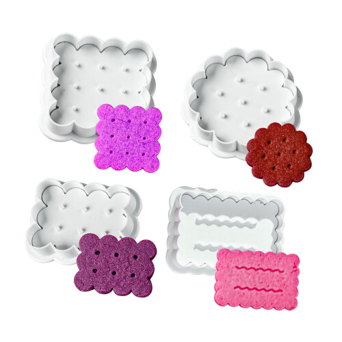 High Quality ABS Plastic Biscuits Press Molds Baking Equipment