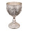 Metal Chalice With Artistic Detailing Elegant Drinking-Silver 1