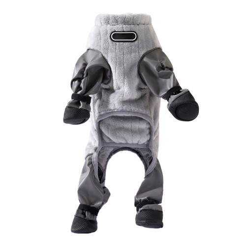 Waterproof Dog Trousers Full Coverage Design Pet Boot-XL Gray