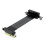 PCI-E 4X Adapter Riser Card 90 Degree Converter Card for Server Chassis Computer, 180-90 Degree Angle Extension Board 1