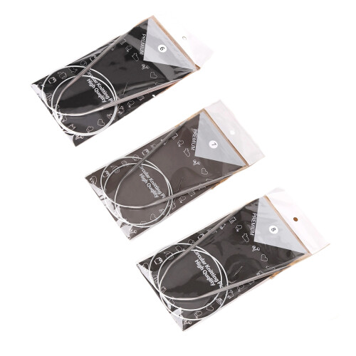 Round Knitting Needle Set Metal Construction Ideal For-6 7 8