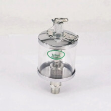 M8x1 16ml Drip Feed Oil Cup Lubricator with Sight Glass and Needle Valve for Engines and Motors