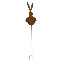 Handgefertigte Osterhasen-Dekoration aus Metall, perfekt-1Stk