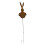Rusty Rabbit Shape Metal Art Iron Easters Garden Stakes-1pcs 1
