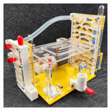 Large Acrylic 3D Ant Farm Kit with Feeding Area, Educational Science Habitat Box for Kids and Adults, Yellow