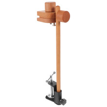 Beech Wood Embroidery Hoop Stand with Desk Clamp, Adjustable Cross Stitch Hoop Holder for Needlework
