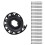 Weatherproof Plastic Garden Edging Fence Low Maintenance-Black 1